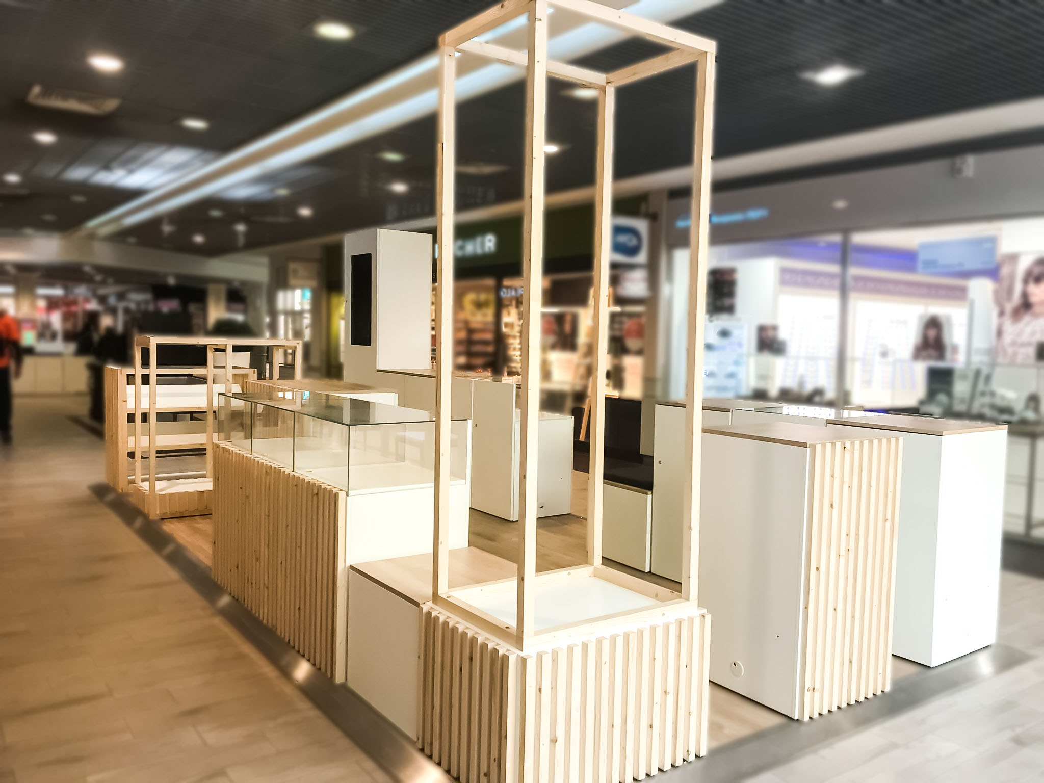 Pop-up store modulable pour animation commerciale